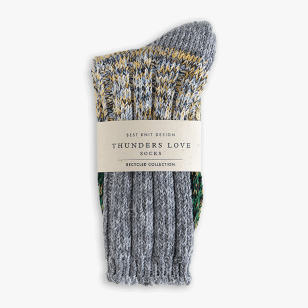 WildWoolPic Thunders love recycled socks helen green