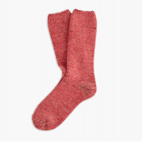 Pink Recycled Wool Socks (Small)