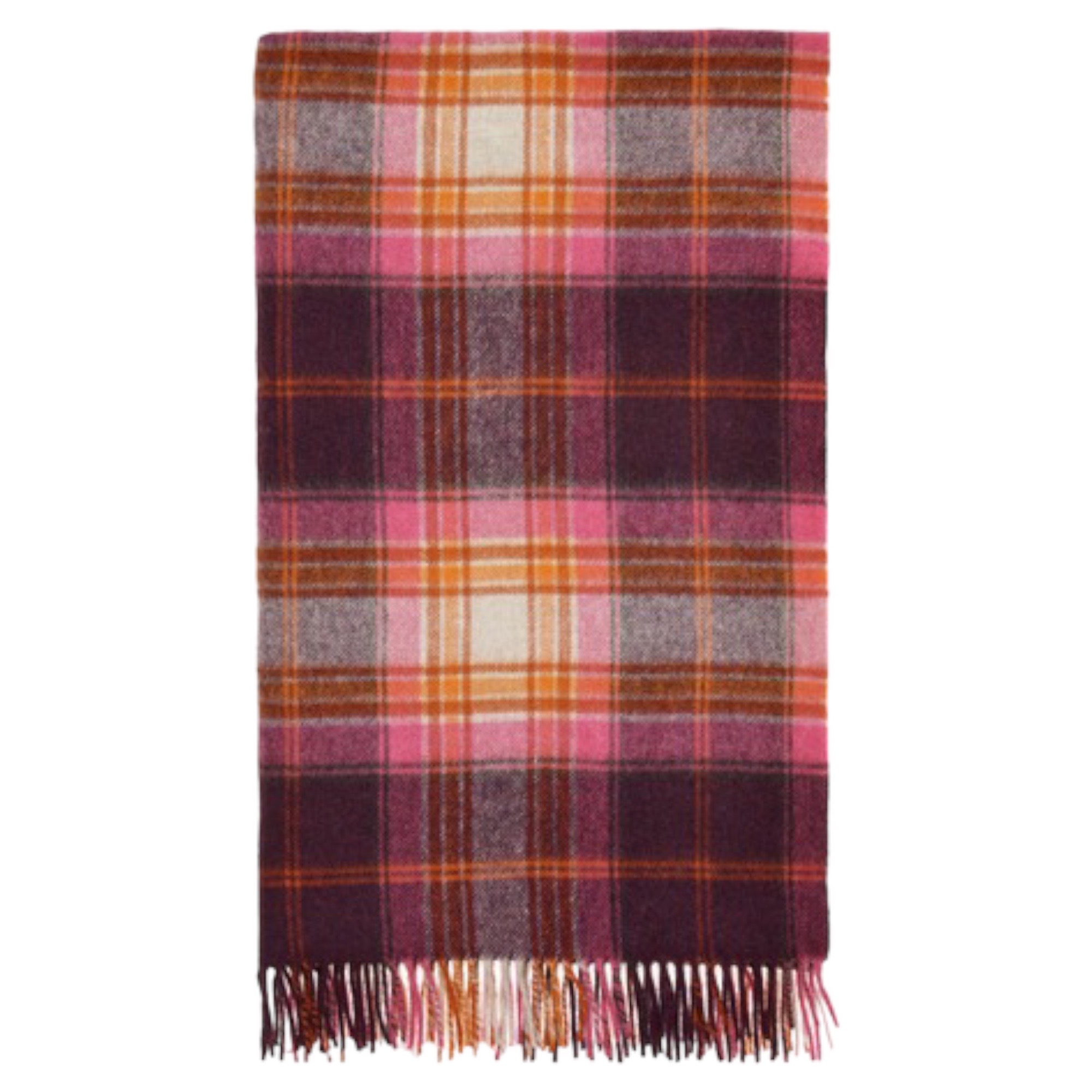 Winterton Burgundy Merino wool throw Winterton Burgundy Merino wool throw