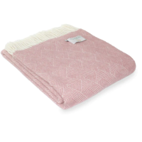 Delamare smokey rose throw