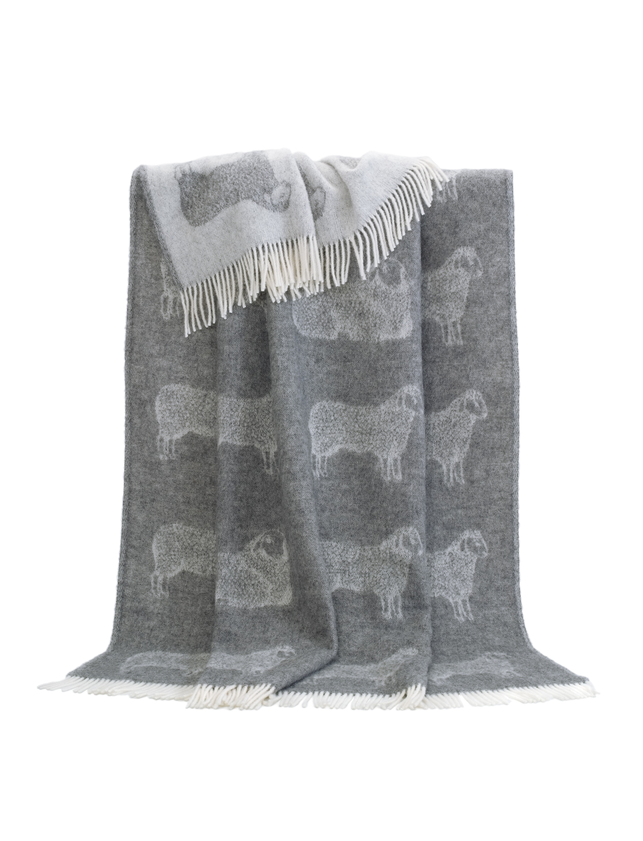 Grey Sheep Pure Wool Throw