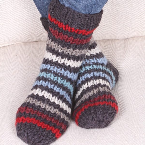 CLifden Sofa socks Fairtrade wool