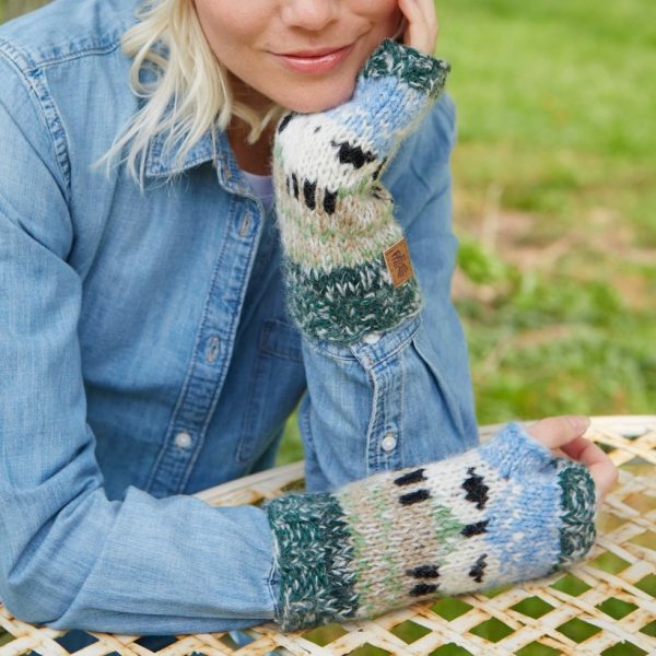 Hazy Sheep Wrist warmers fairtrade