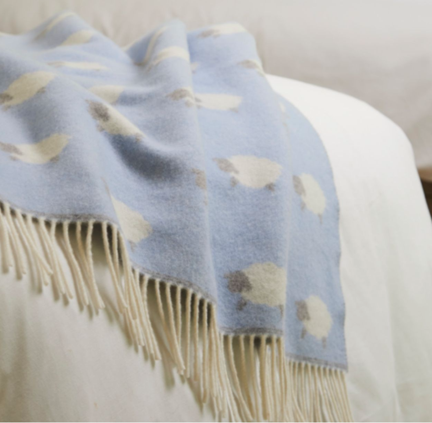 Baby blanket Merino pure wool
