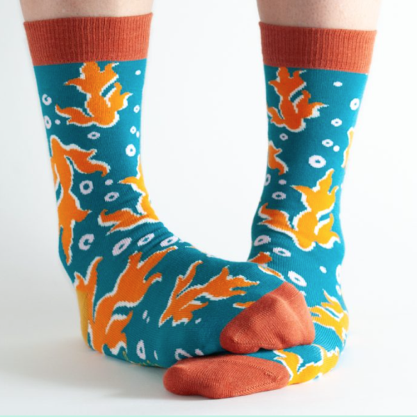 Fish bamboo socks