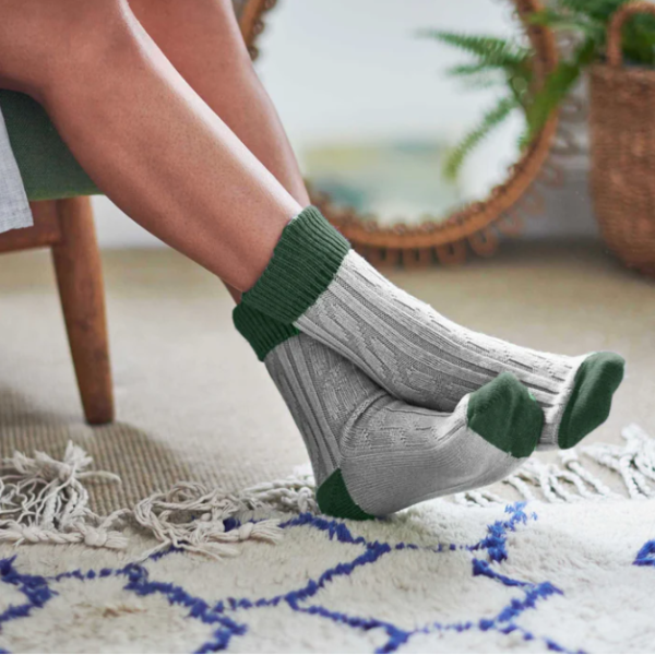 Cashmere slouch socks Catherine tough 1
