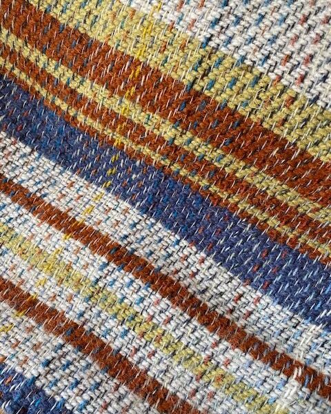 Recycled wool picnic blanket sustainable