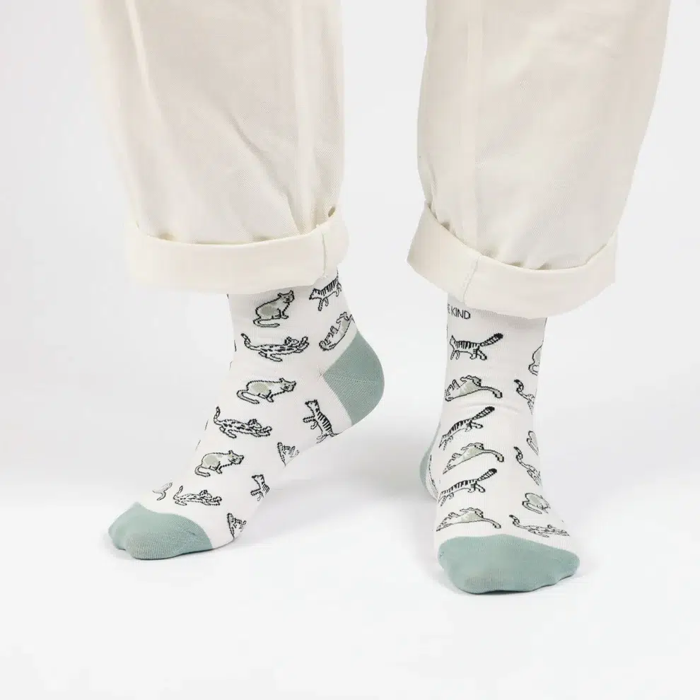 Save The Cat Bamboo Sock
