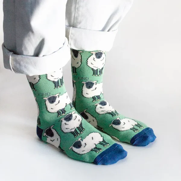 Save the Sheep Bamboo Sock
