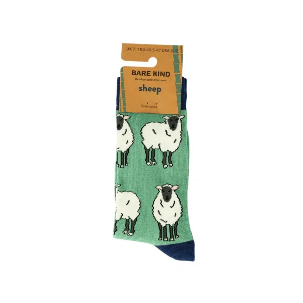 Save the Sheep Bamboo Sock