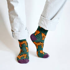 Save The Tiger Bamboo Sock