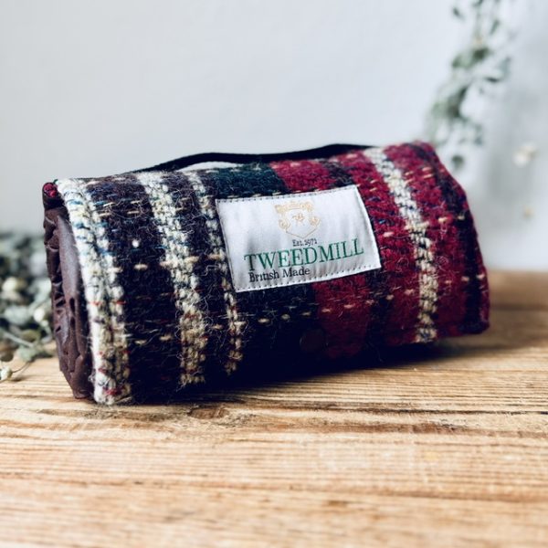 'Photina' Pure Wool Recycled Walkers Companion (Brown Wax Cotton Underside)