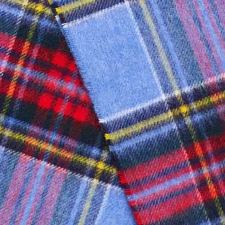 Blue Vintage Stuart Lambswool Scarf