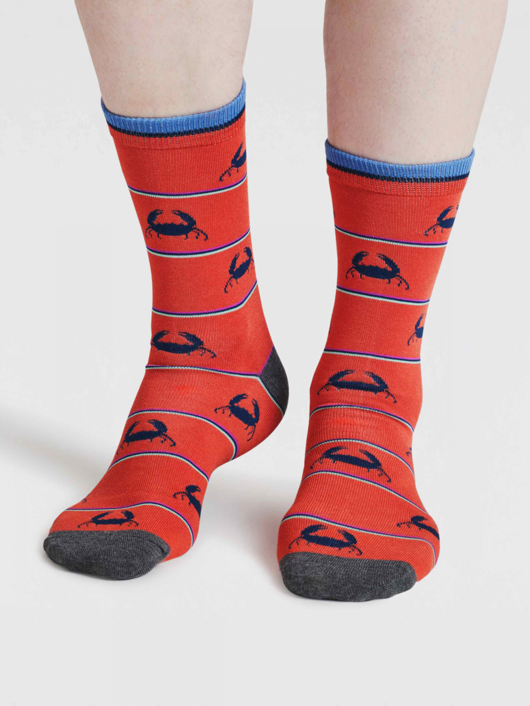 Crab Bamboo Socks (Men's)