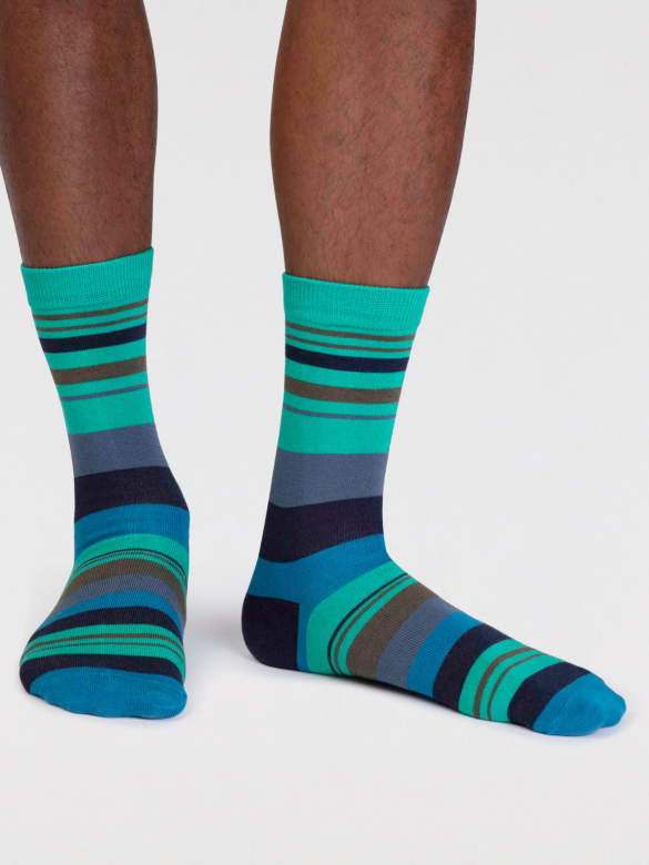 Maddock Stripe Bamboo Socks (Men's)